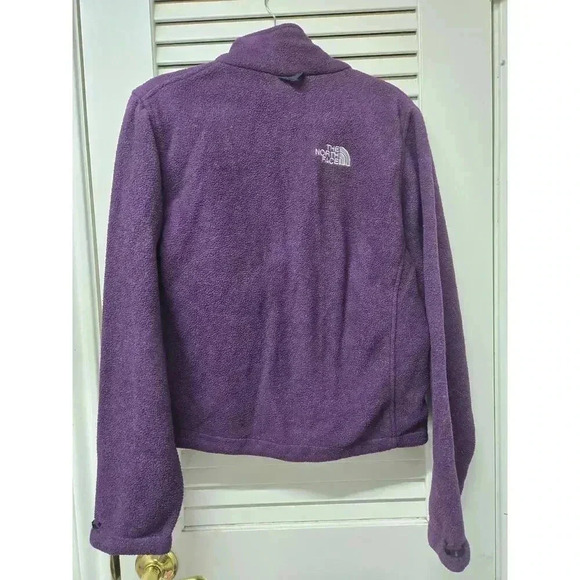The North Face Women's Purple Full Zip Sherpa Fleece Jacket Small - Picture 5 of 7